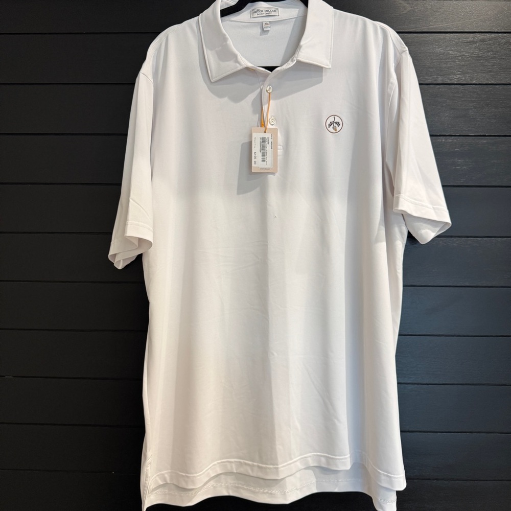 Men’s XL White Golf Polo Peter Millar